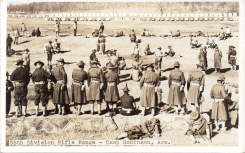 35th division 1941 Camp Robinson rifle range #2